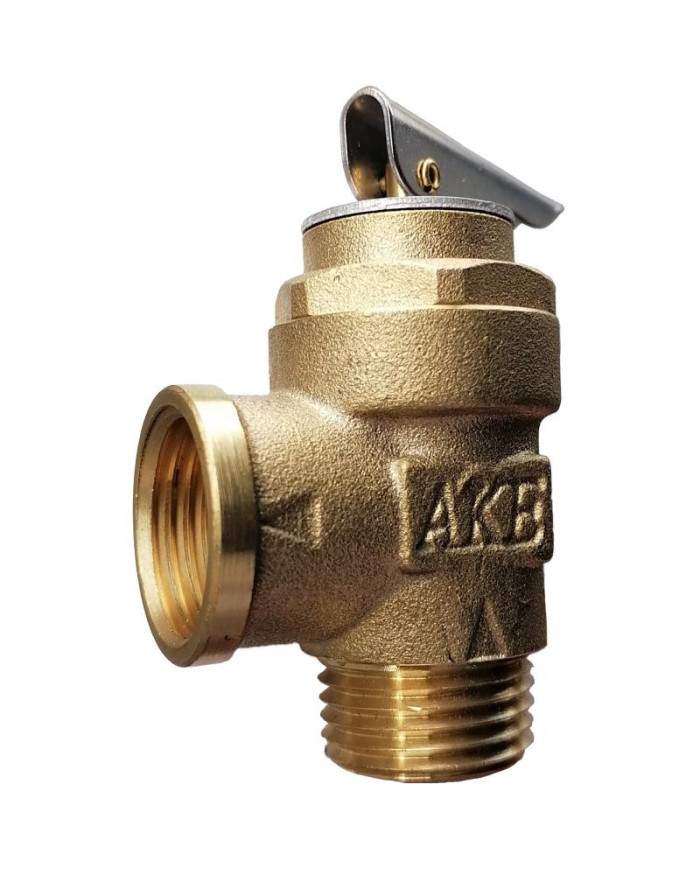 VALV.  DE ALIVIO 8 BAR HI 1/2" SOLAR M. METAL