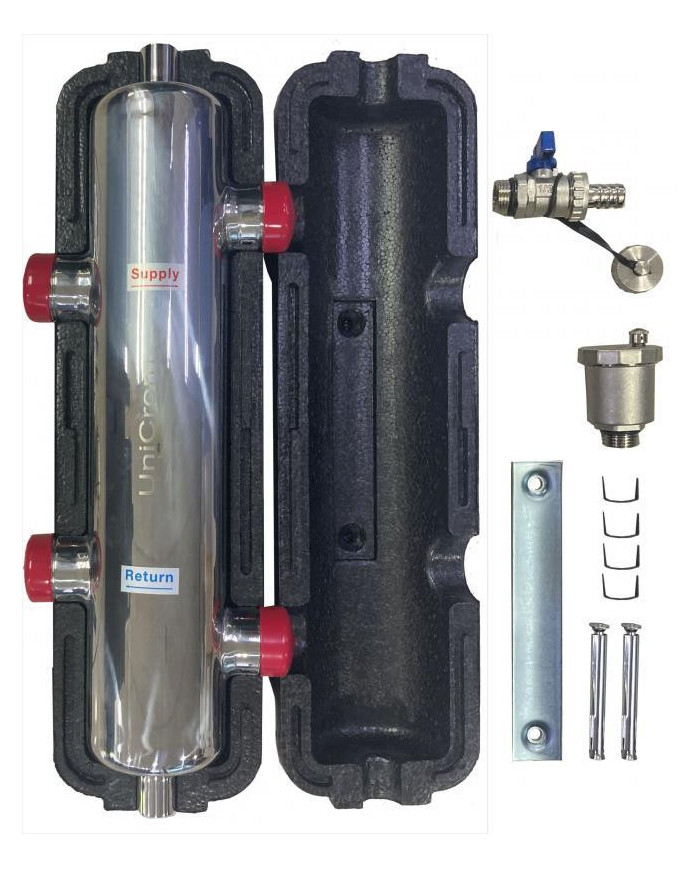 SEP. HIDRAULICO 4",4VX11/4 + 2VX1/2 + PURG + VAL1/2 + AISLACION