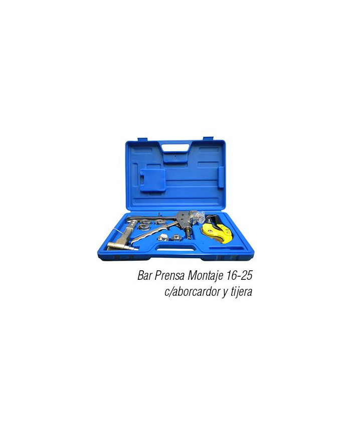 BAR PRENSA MONTAJE 16-25 C/ABOCARDADOR Y TIJERA