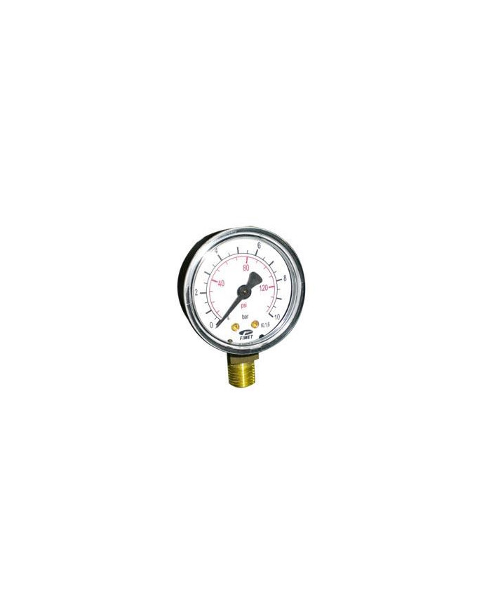 MANOMETRO RADIAL 0-10 BAR D 60X1/4"