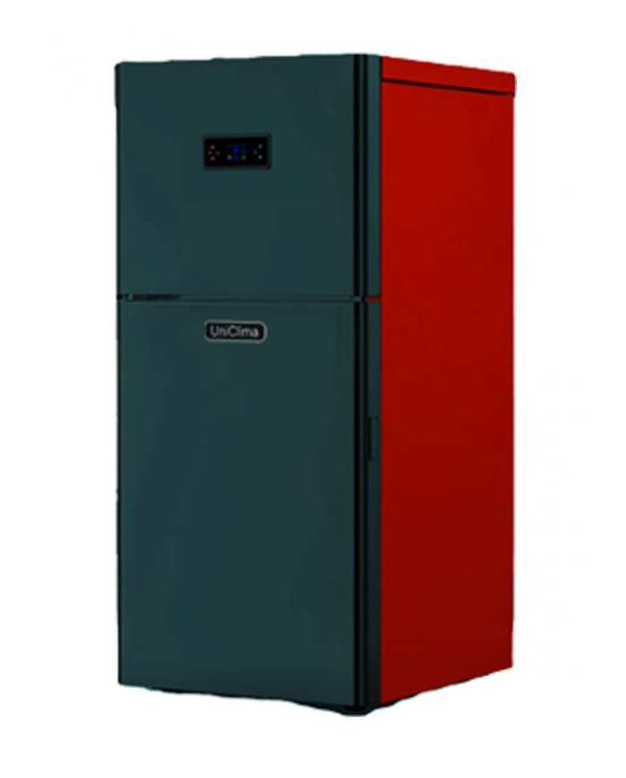 CALD. PELLET UNICLIMA PETRA 27.5KW. OUT.ROJA