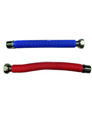 KIT TUBOS CORRUG.INOX-PVC EXT.50 A 100CM.11/4"HEHI