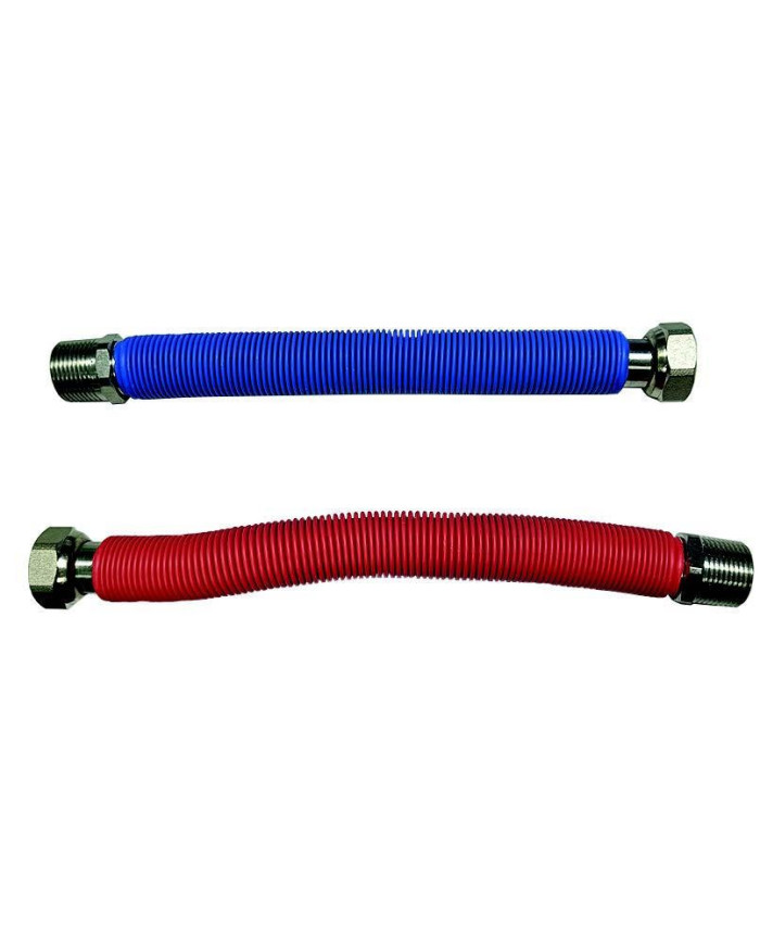 KIT TUBOS CORRUG. INOX-PVC EXT. 25 A 50CM.3/4 HEHI