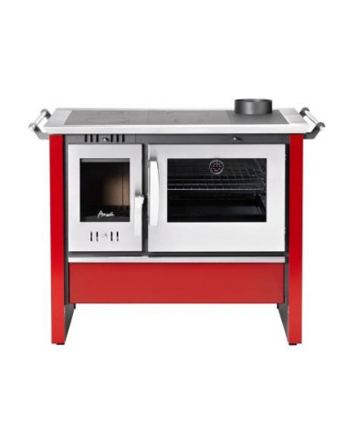 COCINA A LEÑA AMESTI/ALLEGRA COMB.LENTA ROJO