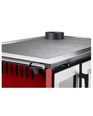 COCINA A LEÑA AMESTI/ALLEGRA COMB.LENTA ROJO