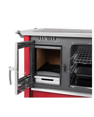 COCINA A LEÑA AMESTI/ALLEGRA COMB.LENTA ROJO