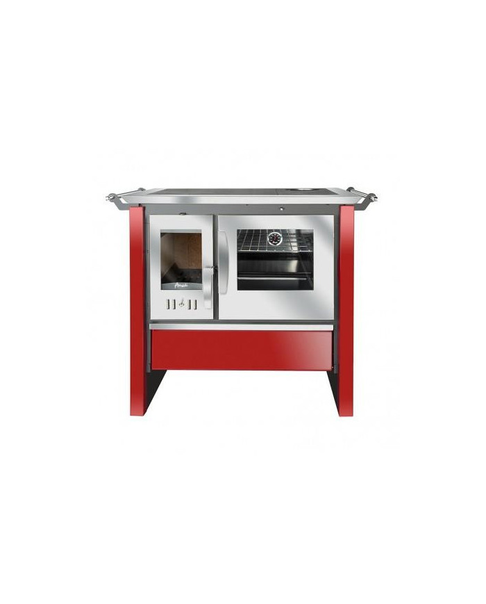 COCINA A LEÑA AMESTI/ALLEGRA COMB.LENTA VITROX ROJ