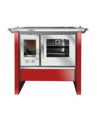 COCINA A LEÑA AMESTI/ALLEGRA COMB.LENTA VITROX ROJ