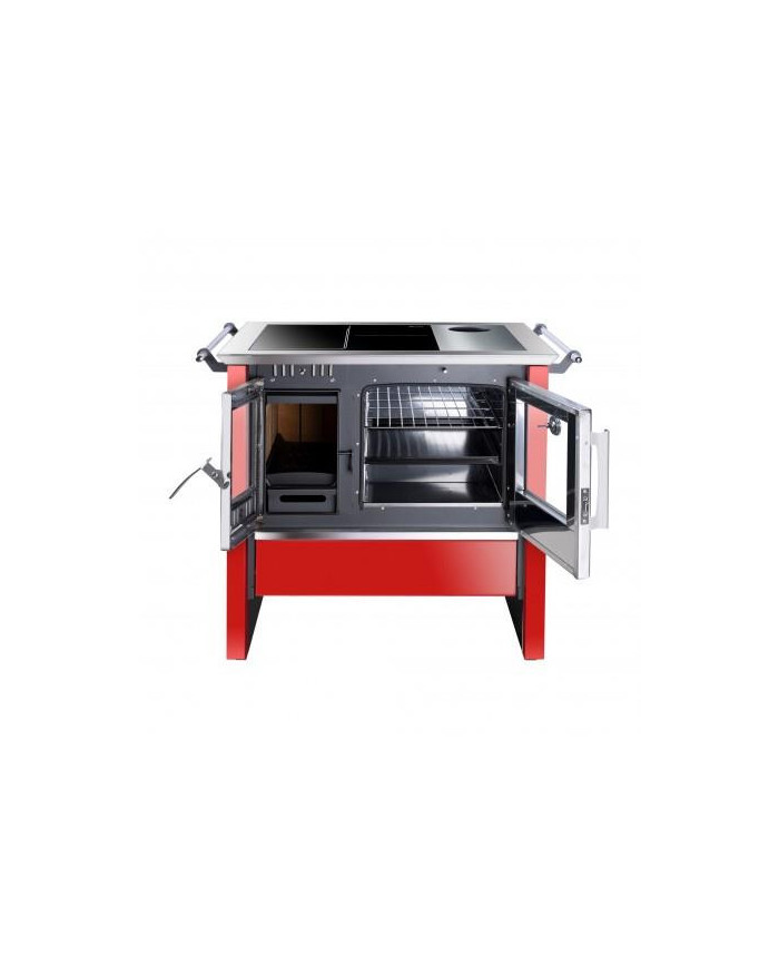 COCINA A LEÑA AMESTI/ALLEGRA COMB.LENTA VITROX ROJ