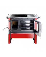COCINA A LEÑA AMESTI/ALLEGRA COMB.LENTA VITROX ROJ