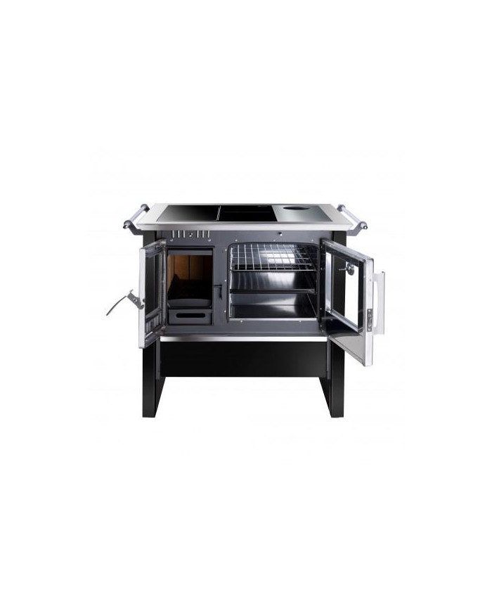 COCINA A LEÑA AMESTI/ALLEGRA COMB.LENTA VITROX NEG