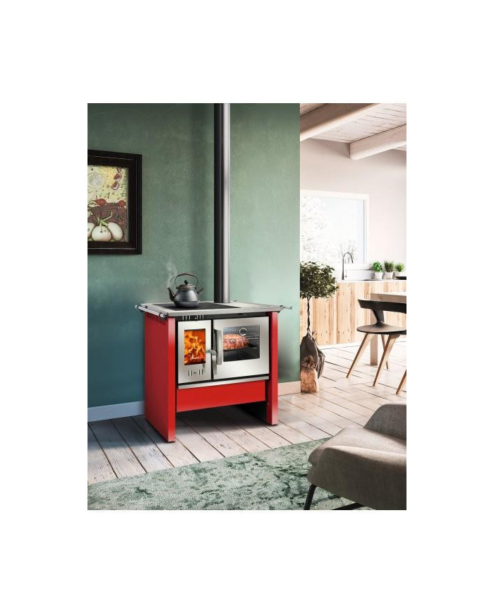 COCINA A LEÑA AMESTI/ALLEGRA XL. COMB.LENTA ROJO