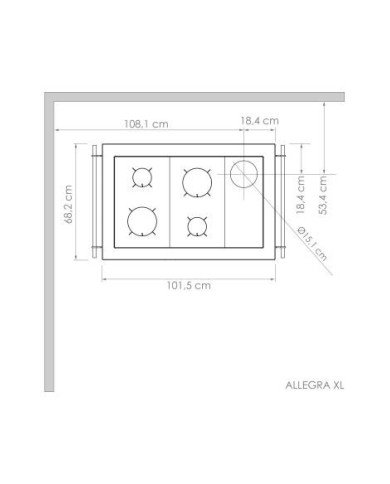 COCINA A LEÑA AMESTI/ALLEGRA XL. COMB.LENTA BLANCO
