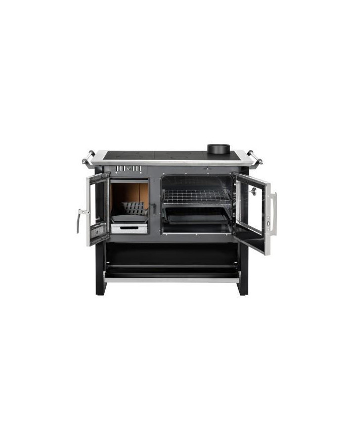 COCINA A LEÑA AMESTI/ALLEGRA XL. COMB.LENTA NEGRO