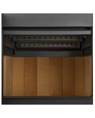 CALEFACTOR A LEÑA AMESTI/CLASSIC 400 ROJO