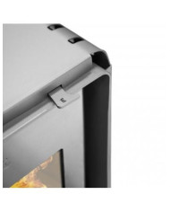 CALEFACTOR A LEÑA AMESTI/SCANTEK 350 5" NEGRO