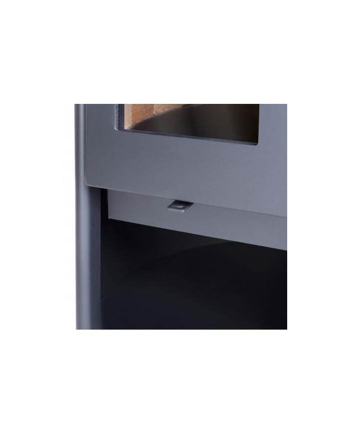 CALEFACTOR A LEÑA AMESTI/RONDO 450 DESIGN NEGRO