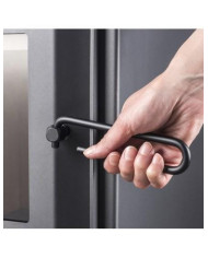 CALEFACTOR A LEÑA AMESTI/SCANTEK 350 5" NEGRO