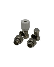 JGO. VALV  ANGULAR   +  CODO REGULACION  1/2 HI 1/2"