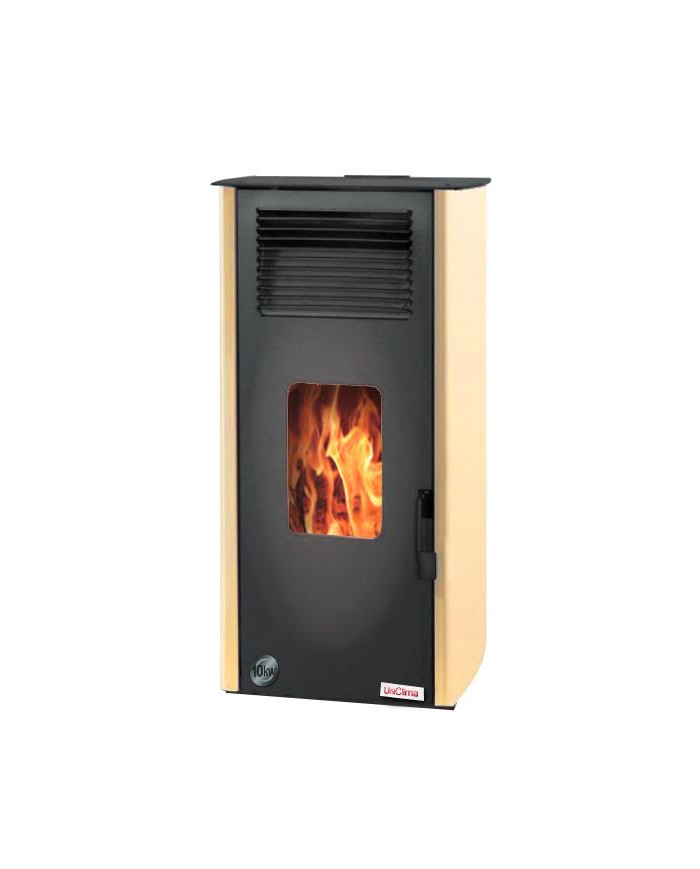 ESTUFA PELLET UNICLIMA CARLA 10KW MARFIL ESTUFA PELLET UNICLIMA CARLA 10KW MARFIL