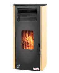ESTUFA PELLET UNICLIMA CARLA 10KW MARFIL ESTUFA PELLET UNICLIMA CARLA 10KW MARFIL