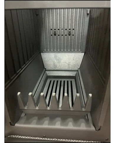 COCINA A LEÑA UNICLIMA VITTORIA ROJA  9KW