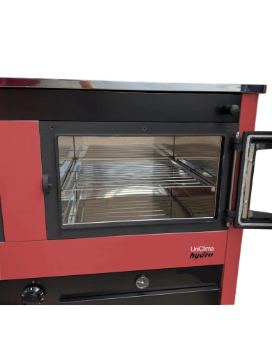 COCINA A LEÑA UNICLIMA MARTINA PLUS ROJA