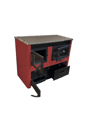 COCINA A LEÑA UNICLIMA MARTINA PLUS ROJA