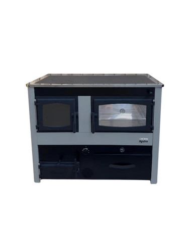 COCINA A LEÑA UNICLIMA MARTINA PLUS GRIS