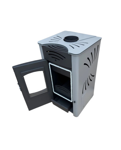 CALD. INTERIOR A LEÑA UNICLIMA ETNA BOILER 15 GRIS